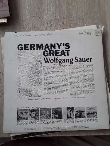 Germany's Great Wolfgang Sauer Vinyl LP Capitol Records Schlager Deutsch