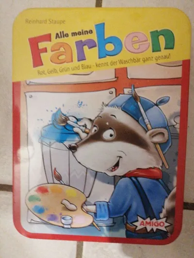 AMIGO Alle meine Farben Lernspiel Farben lernen Bär Kinder ab 4 Jahre