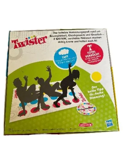 Hasbro Twister Partyspiel Gesellschaftsspiel ab 6 Jahre Mehrfarbig