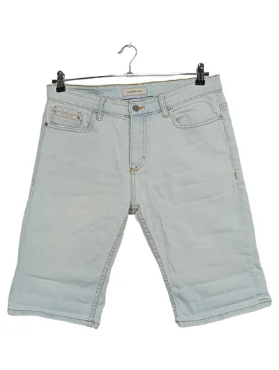Calvin Klein Jeans Damen Jeansshorts W32 Hellblau Denim Shorts