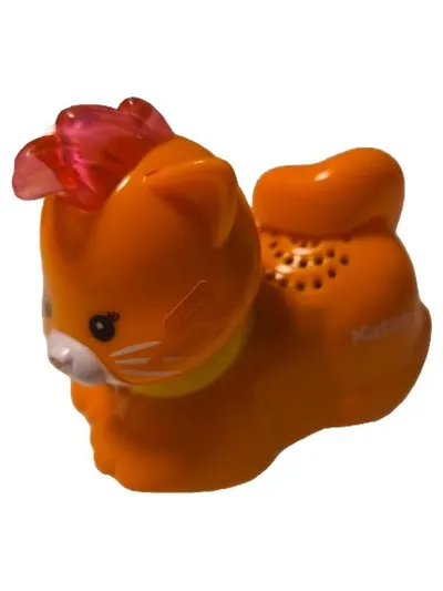VTech Tip Tap Baby Tiere Katze Lernspielzeug Orange 9cm