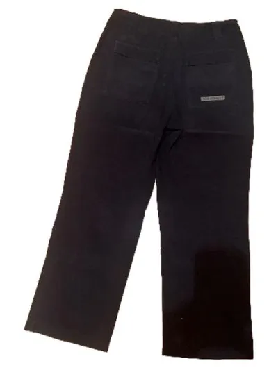 Tom Tailor Damen Stoffhose Schwarz Gr. 38 Casual Polyamid