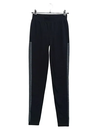 FALKE Damen Leggings Schwarz Gr. 32/XXS Sportlich Basic Uni Meliert