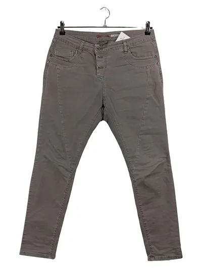 Please Now Damen Stoffhose Grau M W29 Casual Baumwolle Stretch