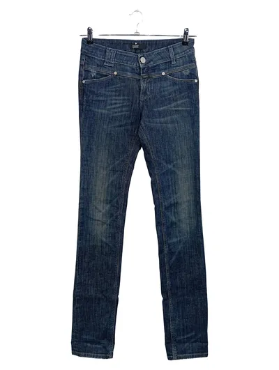 CLOSED Damen Jeans Straight Leg Blau Gr. 42/W31 Casual Denim Hose
