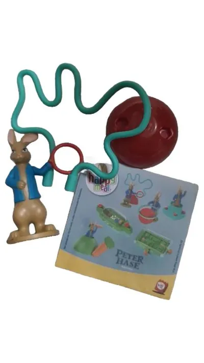 McDonald's Happy Meal Peter Hase Spielfigur mit Rettich 2018 Sammler