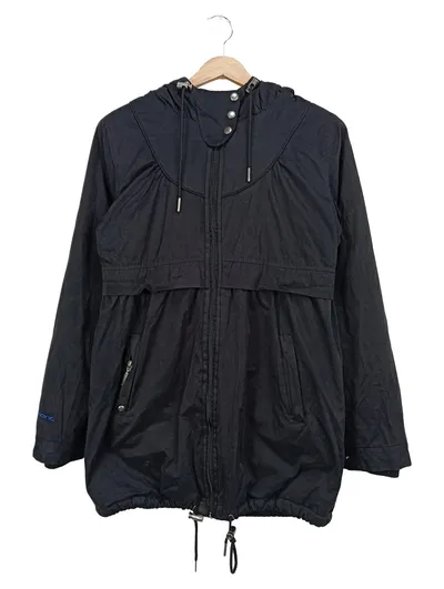 NAKETANO Damen Wintermantel Schwarz Gr. 38/M Streetwear Casual Jacke