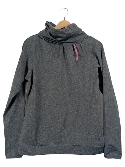 Active by Tchibo Damen Sport Pullover Gr. S/36 Grau Meliert Kragen