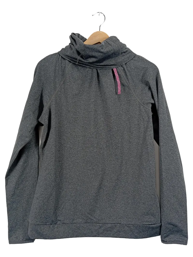 Active by Tchibo Damen Sport Pullover Gr. S/36 Grau Meliert Kragen 2