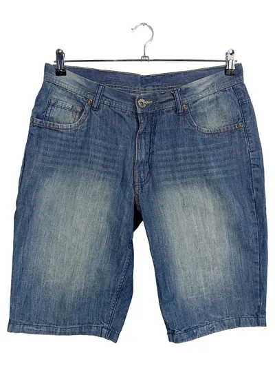CAMARGUE Jeans Shorts Herren Größe 50 Blau Casual Denim Kurze Hose