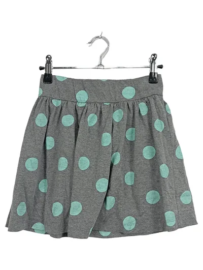 BPC Bonprix Mädchen Minirock Gr. 152 Grau Gepunktet Türkis Jersey