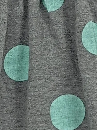 BPC Bonprix Mädchen Minirock Gr. 152 Grau Gepunktet Türkis Jersey