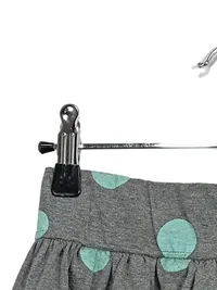 BPC Bonprix Mädchen Minirock Gr. 152 Grau Gepunktet Türkis Jersey 3