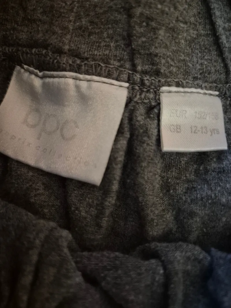BPC Bonprix Mädchen Minirock Gr. 152 Grau Gepunktet Türkis Jersey 4