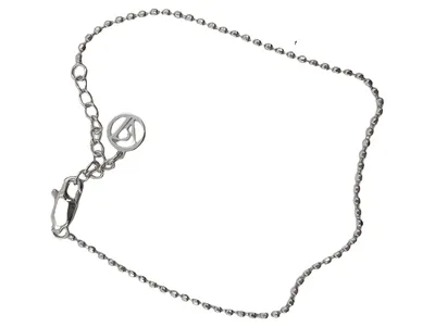 PAUL VALENTINE Armband Damen Rope Bracelet Silber Edelstahl 21 cm