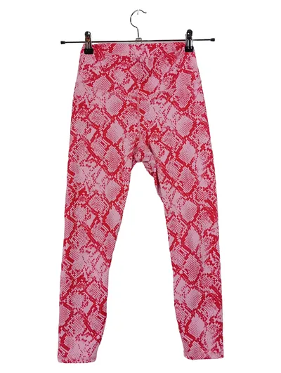 Fabletics PowerHold Damen Leggings Schlangenmuster Rosa XS Sport