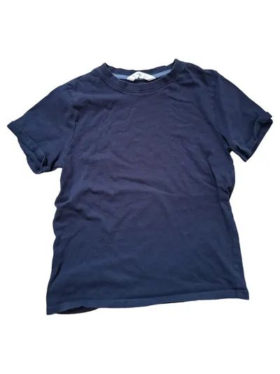 MNG Kinder T-Shirt Blau Gr. 128 Baumwolle Casual