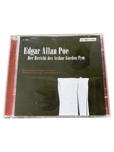Edgar Allan Poe Der Bericht des Arthur Gordon Pym Hörbuch Doppel-CD