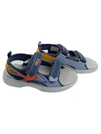 FILA Kinder Sandalen Gr. 30 Blau Orange Klettverschluss Sportlich 2
