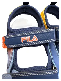 FILA Kinder Sandalen Gr. 30 Blau Orange Klettverschluss Sportlich 4