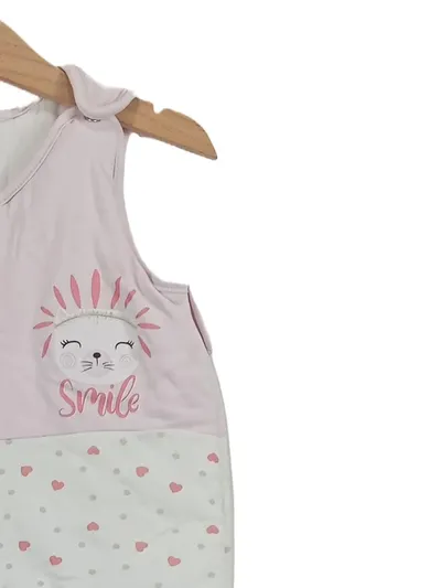 Impidimpi Baby Schlafsack Mädchen Gr. 104 110cm Rosa Herzen Smile