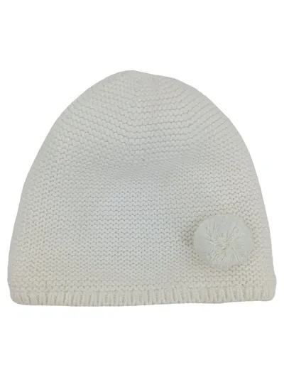 JACADI Mütze Kinder 18 Monate Beige Casual Strickmütze mit Pompon