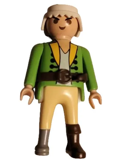 Playmobil Pirat mit grüner Jacke Spielfigur Seeräuber Kinder ab 4 Jahre