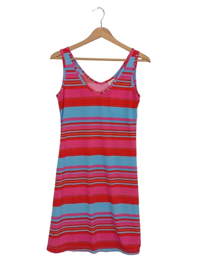 RINGELLA Damen Freizeitkleid Gr. 38/S Gestreift Mehrfarbig Casual Sommerkleid