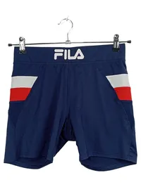 FILA Radhose Damen Gr. M Blau Rot Weiß Sport Fitness Shorts 1