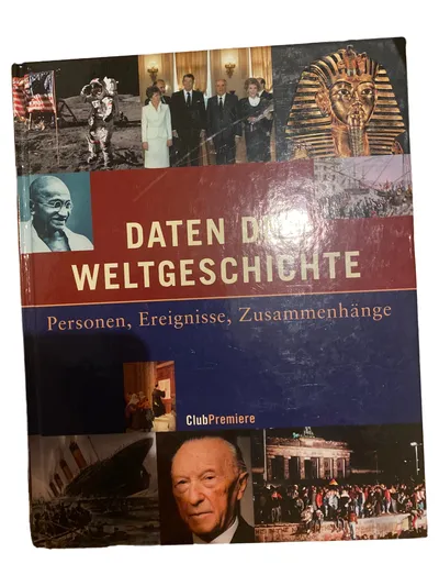 Weltgeschichte Lexikon ClubPremiere Hardcover Deutsch für Unterricht Studium