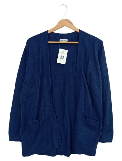 CACHé CACHé Damen Strickjacke Blau Gr. 38/M Klassisch Elegant Cardigan