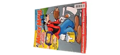 Micky Maus Magazin 41 Rätselcomic Geheime Übergabe! Der Heisse Draht Goofy