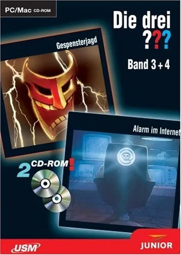 Die drei ??? Band 3+4 PC Mac Adventurespiele Gespensterjagd Alarm Internet