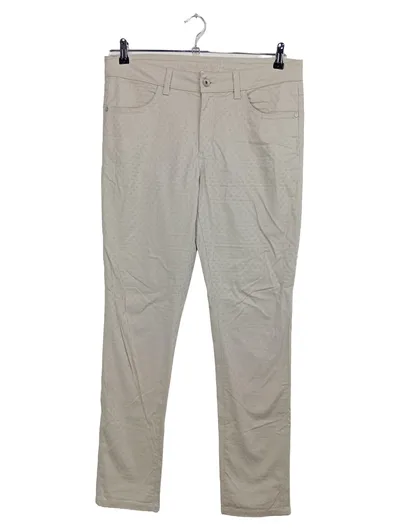 PIERRE CARDIN Damen Stoffhose Beige W31/40/L Casual Business Hose