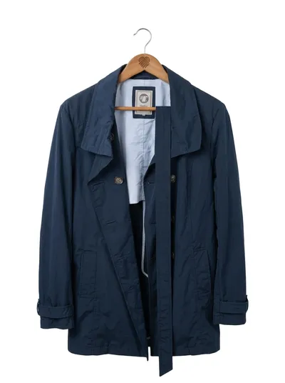 Murphy & Nye Trenchcoat Herren Gr. 50/L Klassisch Blau