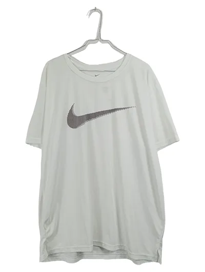 Nike Dri-Fit Sport T-Shirt Herren XXL Weiß Funktionsshirt Logo