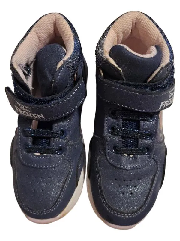 Disney Frozen Sportschuhe Mädchen Gr. 28 Mehrfarbig Klettverschluss Glitzer 1