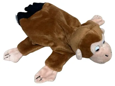 Beleduc Handpuppe Affe Stofftier Plüschtier Braun Kuscheltier