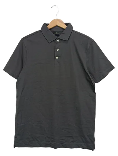 DOPPELGÄNGER Damen Poloshirt Kurzarm Grau Gr. 38/M Basic Klassisch