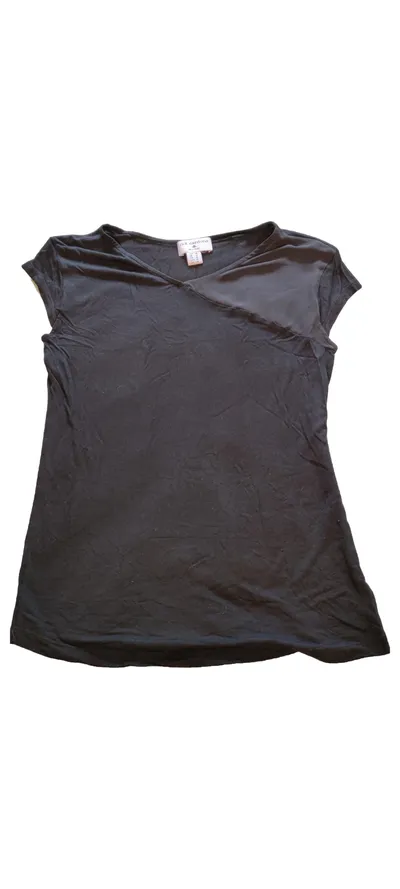Rick Cardona Damen T-Shirt Gr. 40/L Schwarz Casual