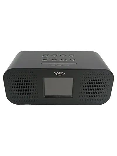 Xoro HMT 425 Radiowecker Internetradio Wecker Schwarz mit Netzteil