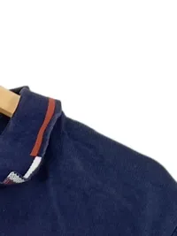 Ben Sherman Herren Poloshirt Gr. L Blau Navy Kurzarm Baumwolle 4
