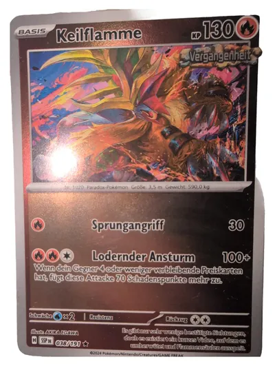 Pokémon Keilflamme Sammelkarte Kinder Mehrfarbig