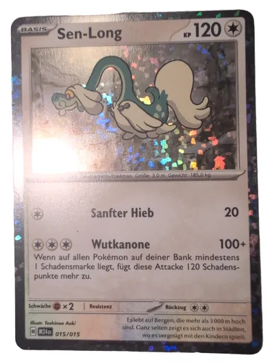 Pokémon Sen-Long Sammelkarte Basis KP 120 Deutsch