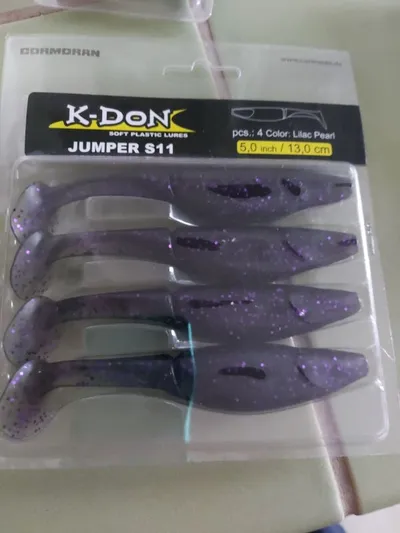 Cormoran K-DON Jumper S11 Gummifisch Angelköder 13cm Lila 4 Stück