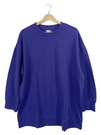Monki Pullover Oversized Lila Gr. M Damen Basic Freizeit Baumwolle 1