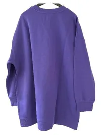 Monki Pullover Oversized Lila Gr. M Damen Basic Freizeit Baumwolle 2