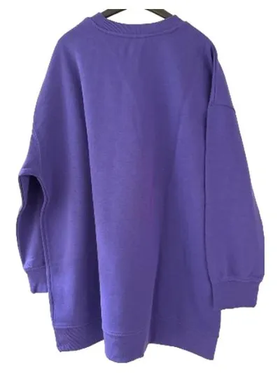 Monki Pullover Oversized Lila Gr. M Damen Basic Freizeit Baumwolle