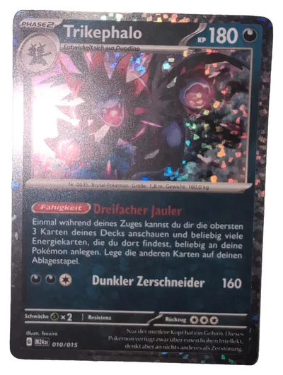 Pokémon Trikephalo Sammelkarte Mehrfarbig