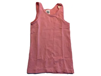 Sanetta Mädchen Unterhemd Tanktop Rosa Gr. 104 Basic Kinder Top